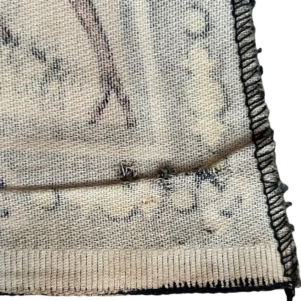 Vintage Unicorn Forest Woven Cotton Tapestry Wall Hanging Made in Turkey 33x51